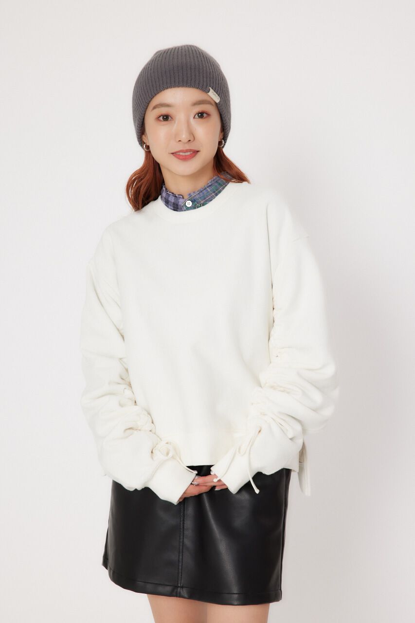 RODEO CROWNS「VTG SWEAT ドロストスリーブトップス」|Tシャツ・カットソー|O/WHT1