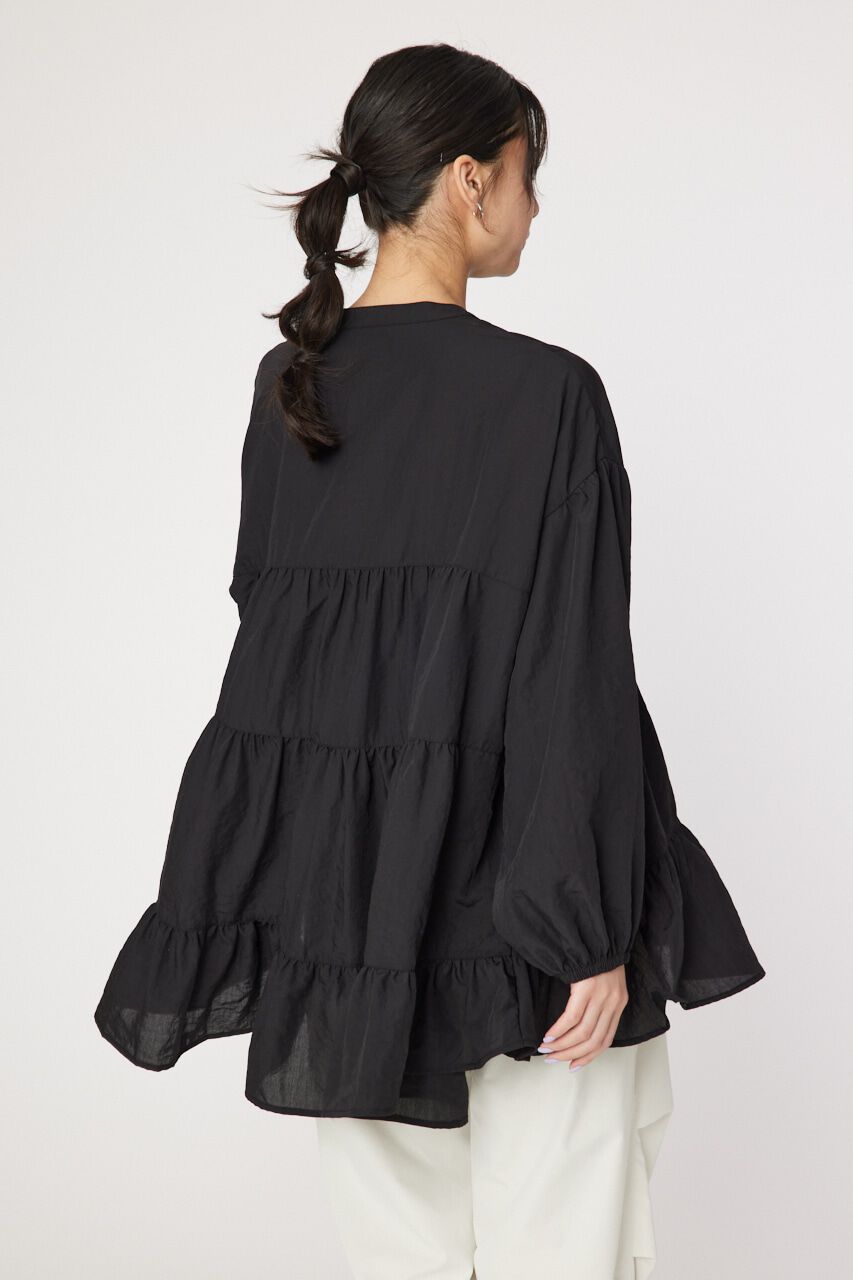 RODEO CROWNS「バンドカラーティアードチュニック」|シャツ・ブラウス|