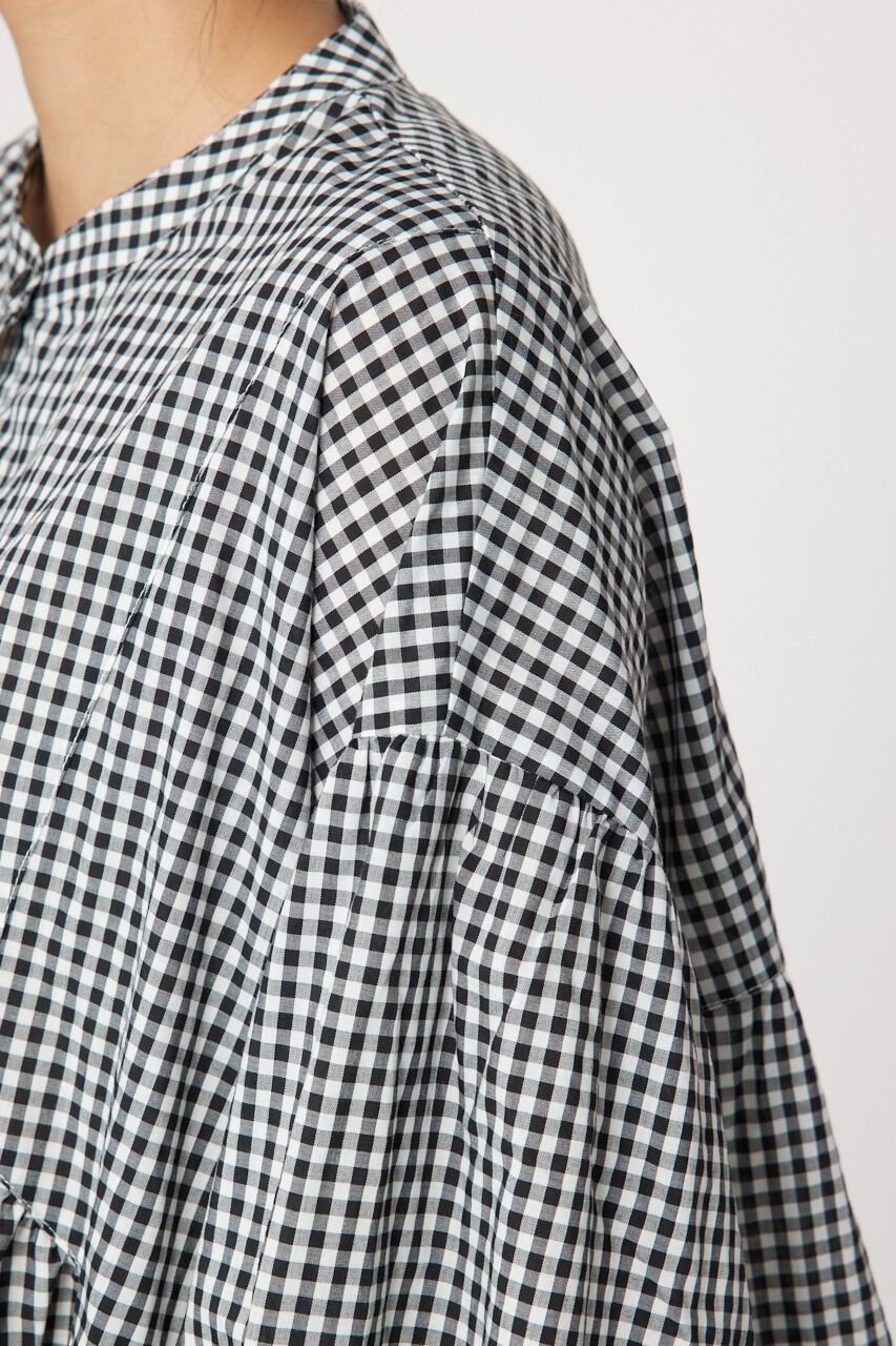 RODEO CROWNS「バンドカラーティアードチュニック」|シャツ・ブラウス|