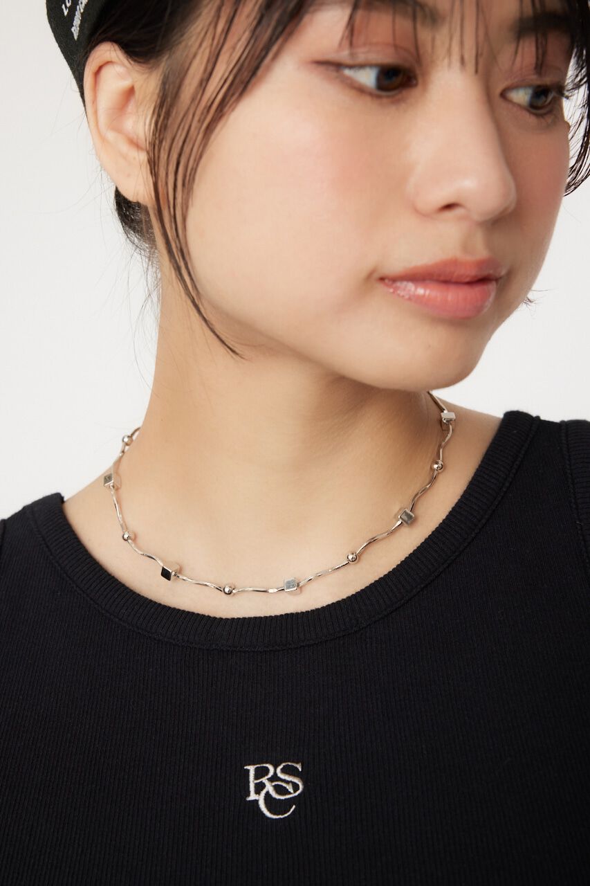 RODEO CROWNS「ボールスクエアMIXチョーカー」|ネックレス|