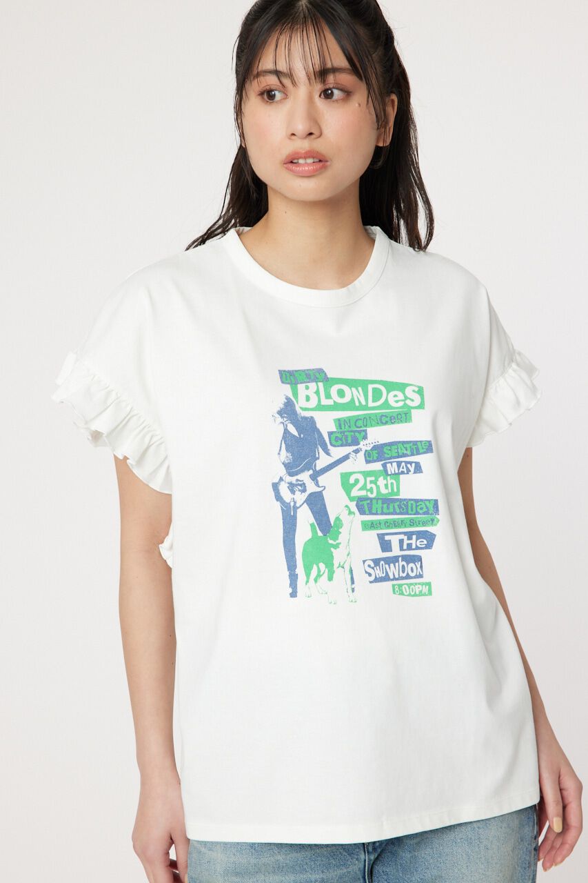 RODEO CROWNS「Vintage Flyerフリル Tシャツ」|Tシャツ・カットソー|