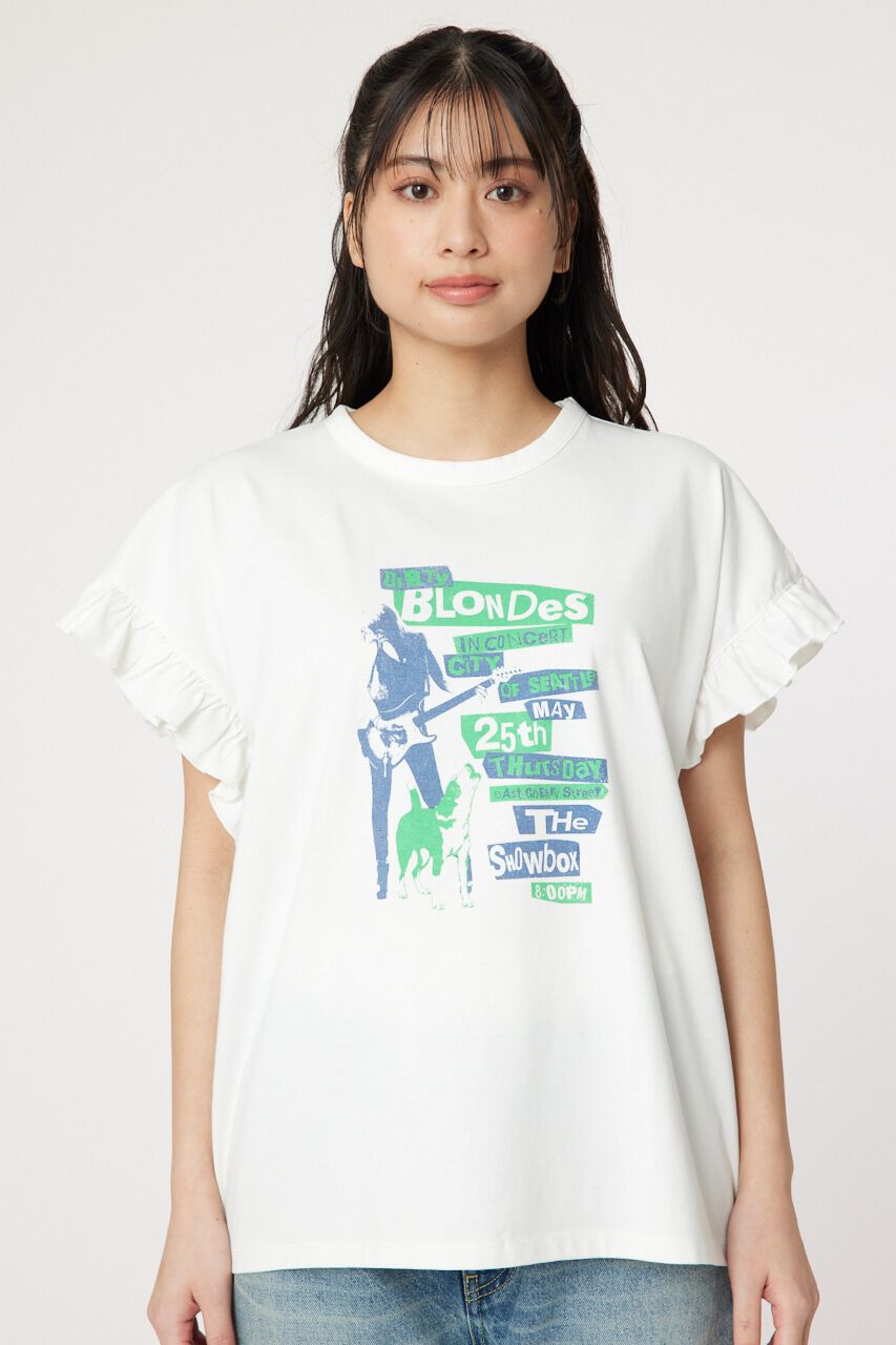 RODEO CROWNS「Vintage Flyerフリル Tシャツ」|Tシャツ・カットソー|