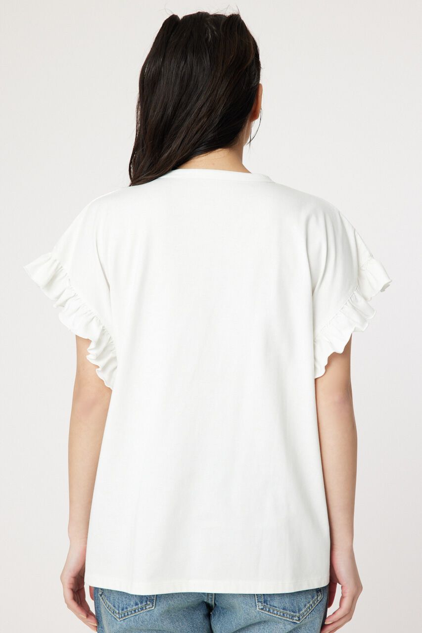 RODEO CROWNS「Vintage Flyerフリル Tシャツ」|Tシャツ・カットソー|