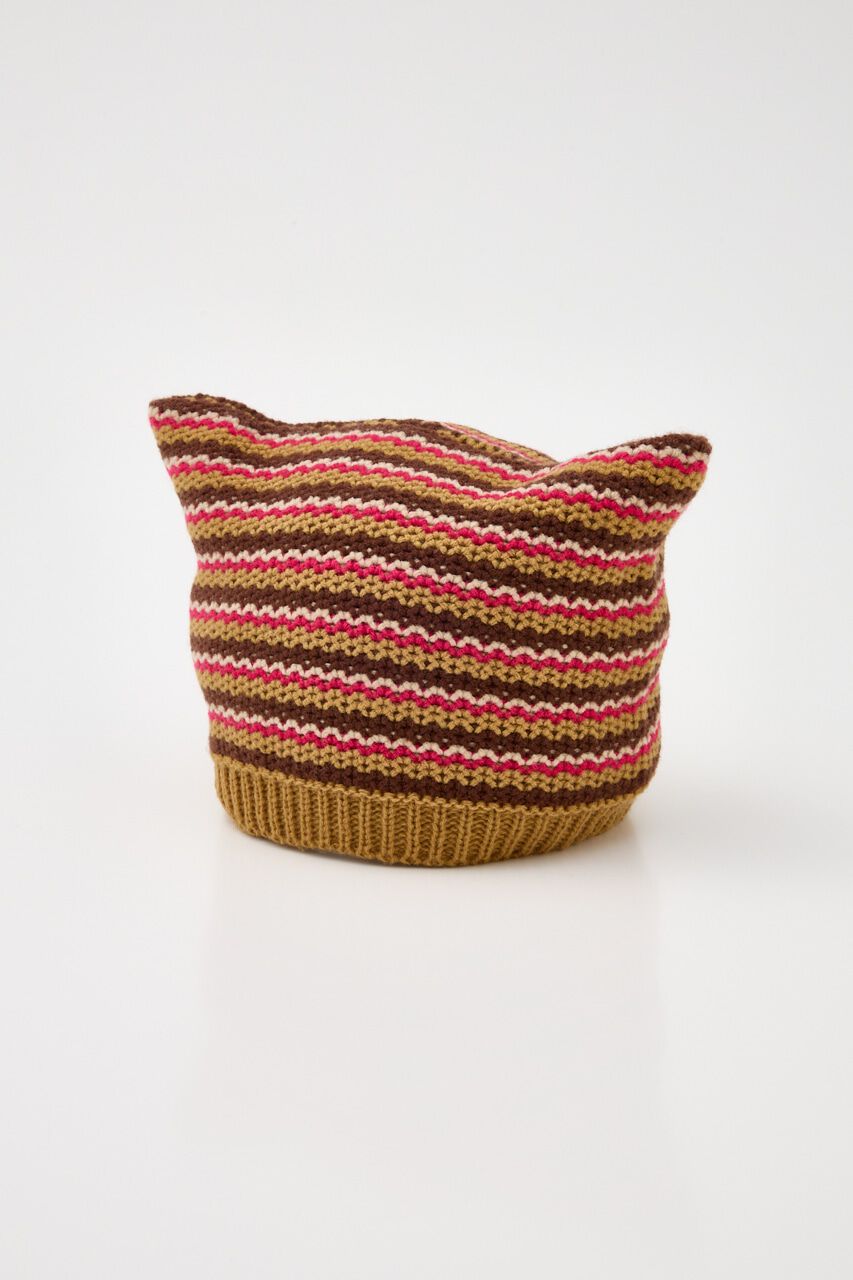 RODEO CROWNS「キッズNecoミミボーダーニットキャップ」|その他|