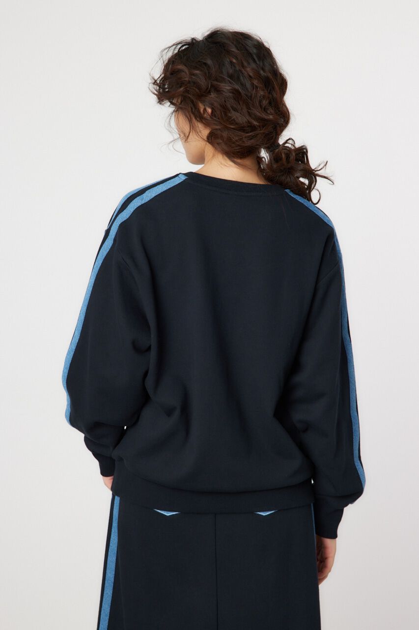 RODEO CROWNS「デニムラインスウェットトップス」|パーカー|