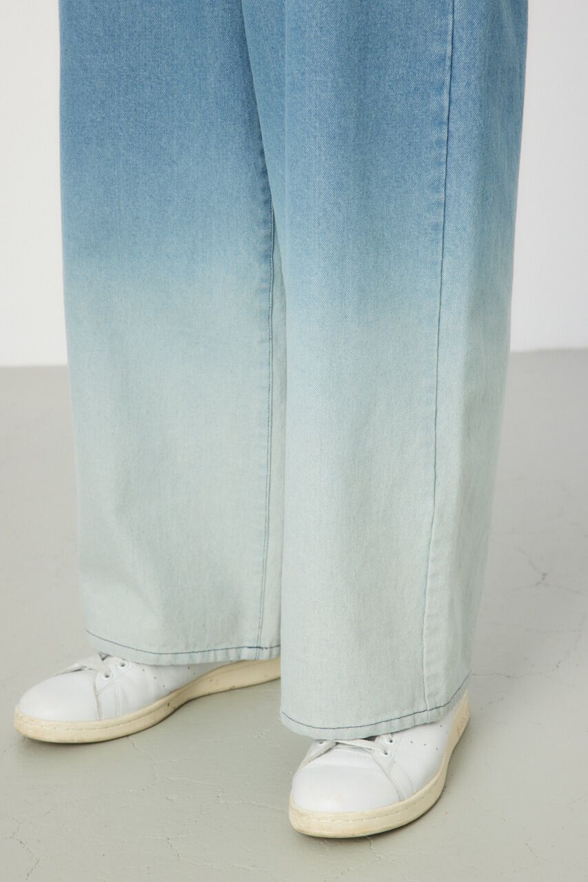 RODEO CROWNS「フェードワイドデニムパンツ」|デニム|