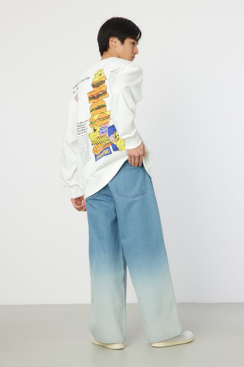 RODEO CROWNS「フェードワイドデニムパンツ」|デニム|