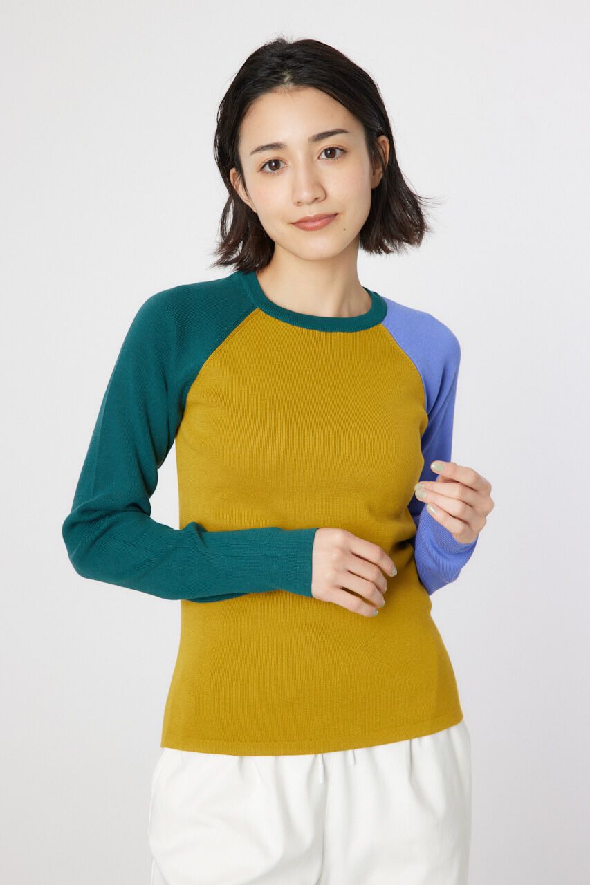 RODEO CROWNS「クレイジーラグランニットトップス」|ニット・セーター|