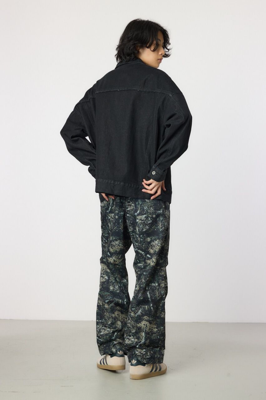 RODEO CROWNS「フリンジワイドデニムジャケット」|デニムジャケット|