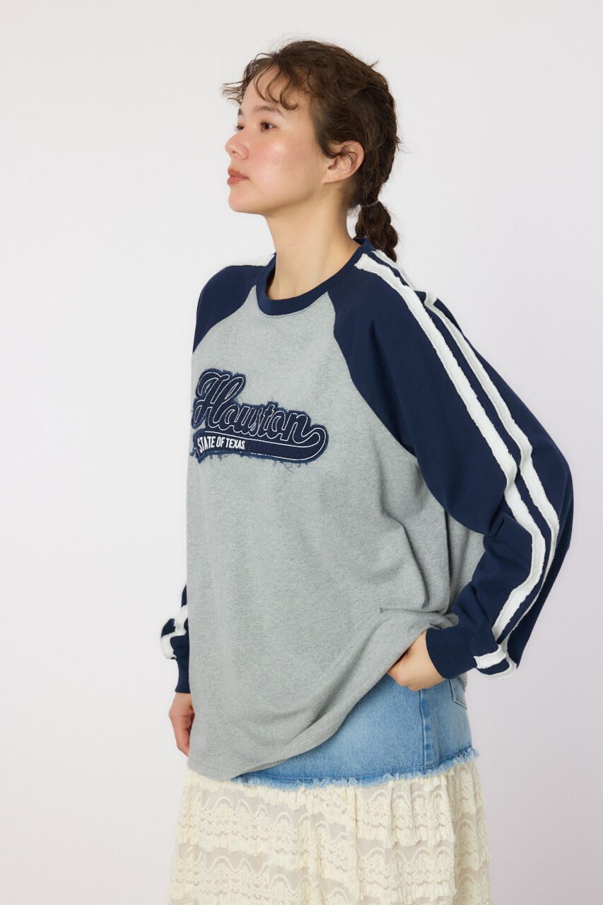 RODEO CROWNS「ラインHOUSTON ロングスリーブTシャツ」|Tシャツ・カットソー|