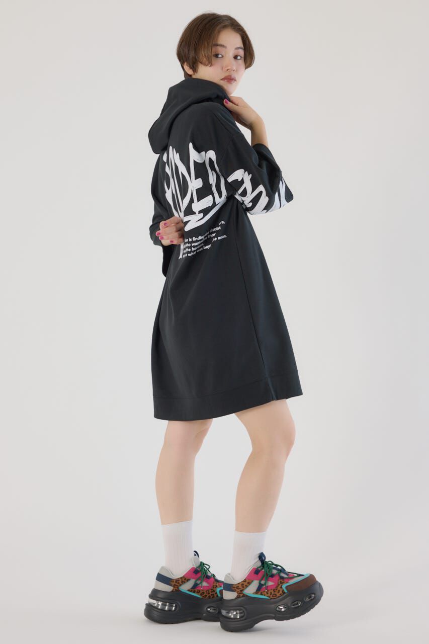 RODEO CROWNS「Right shoulder LOGOパーカーワンピース」|ワンピース|