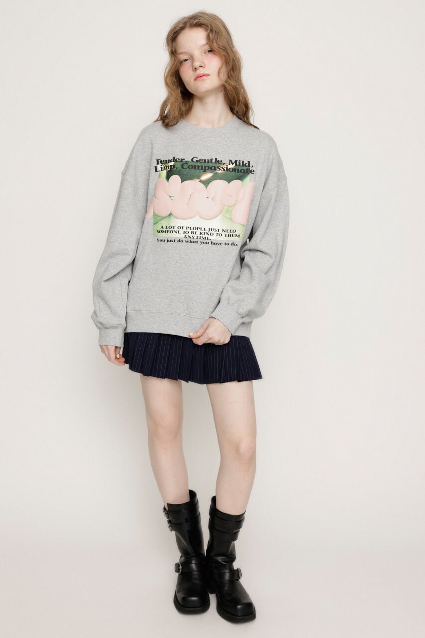 SLY「PUFFER LOGO PHOTO SW トップス」|Tシャツ・カットソー|