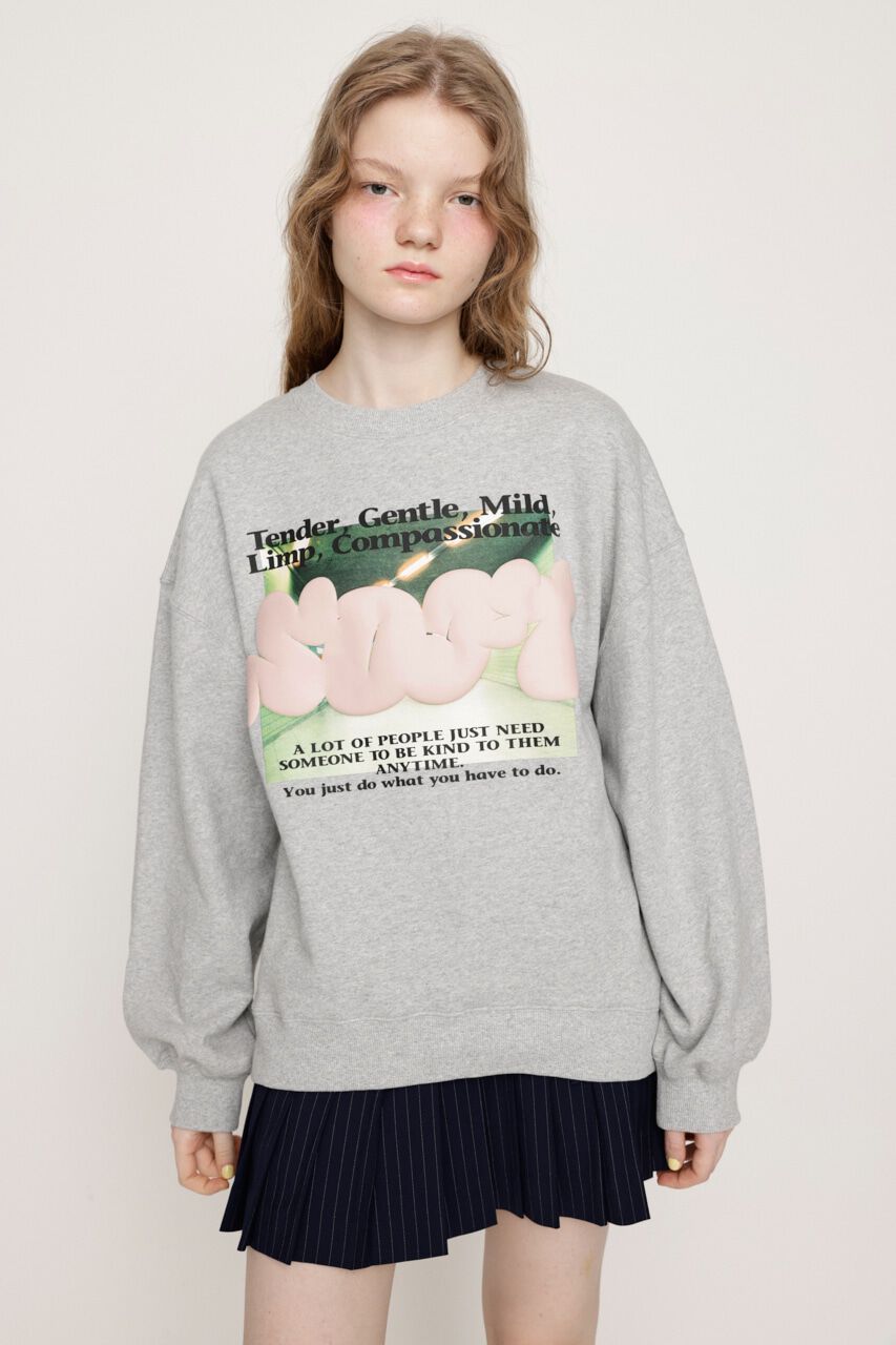 SLY「PUFFER LOGO PHOTO SW トップス」|Tシャツ・カットソー|