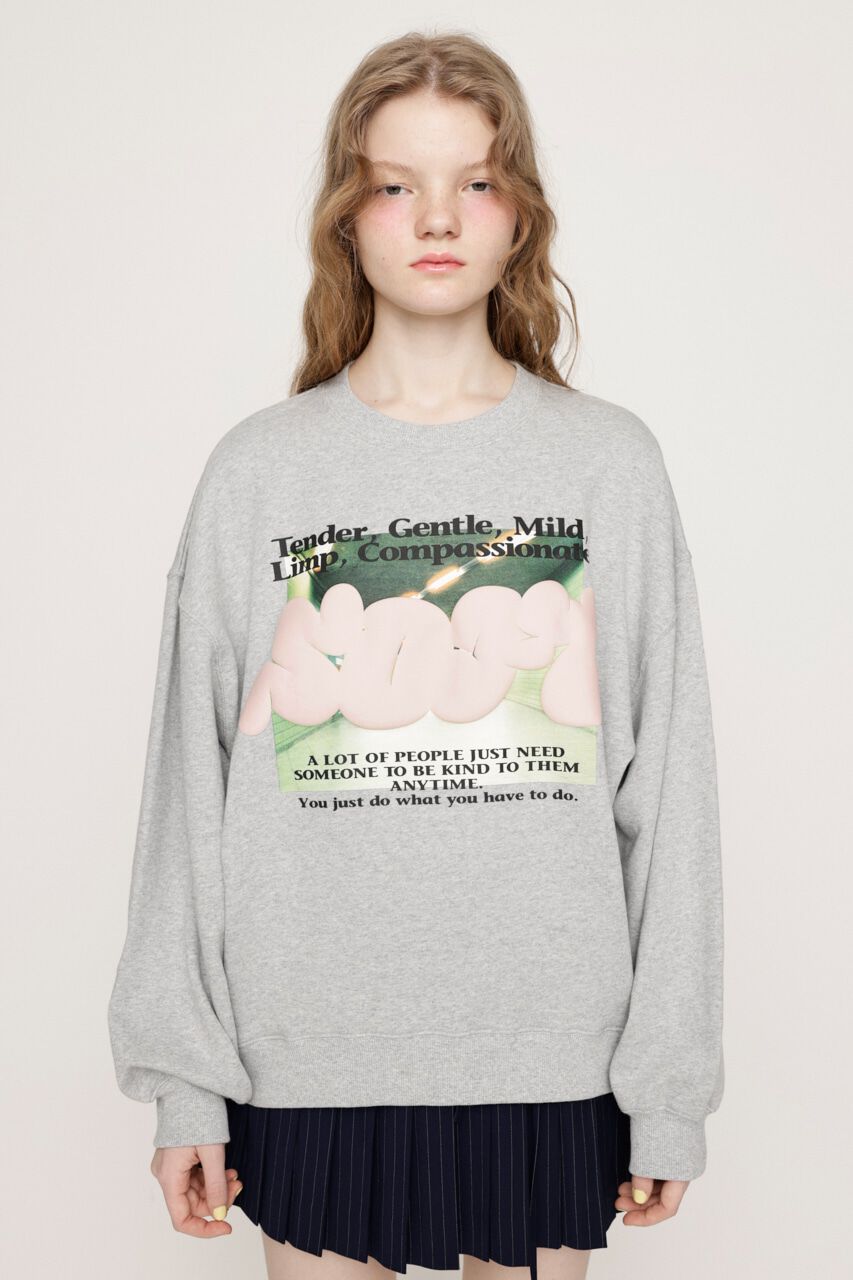 SLY「PUFFER LOGO PHOTO SW トップス」|Tシャツ・カットソー|