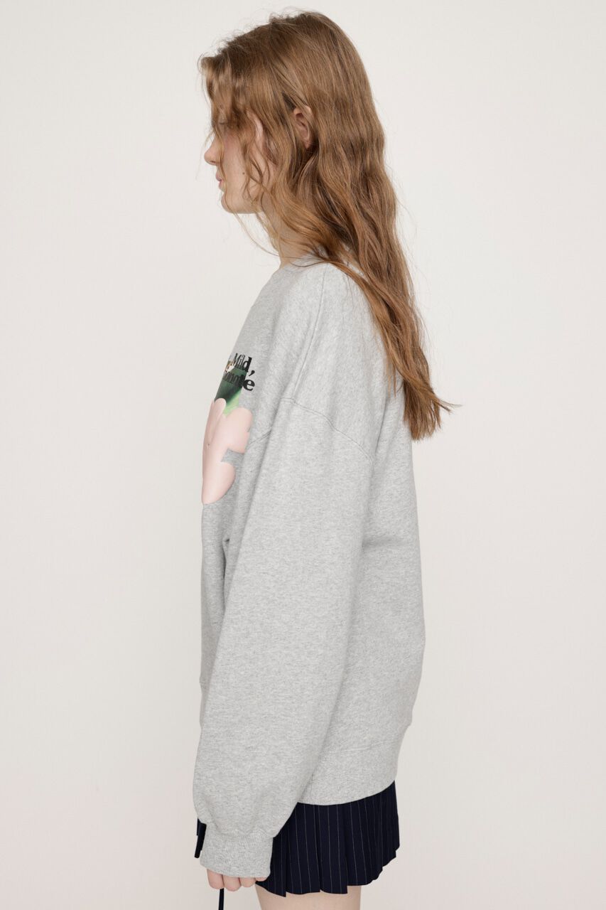 SLY「PUFFER LOGO PHOTO SW トップス」|Tシャツ・カットソー|