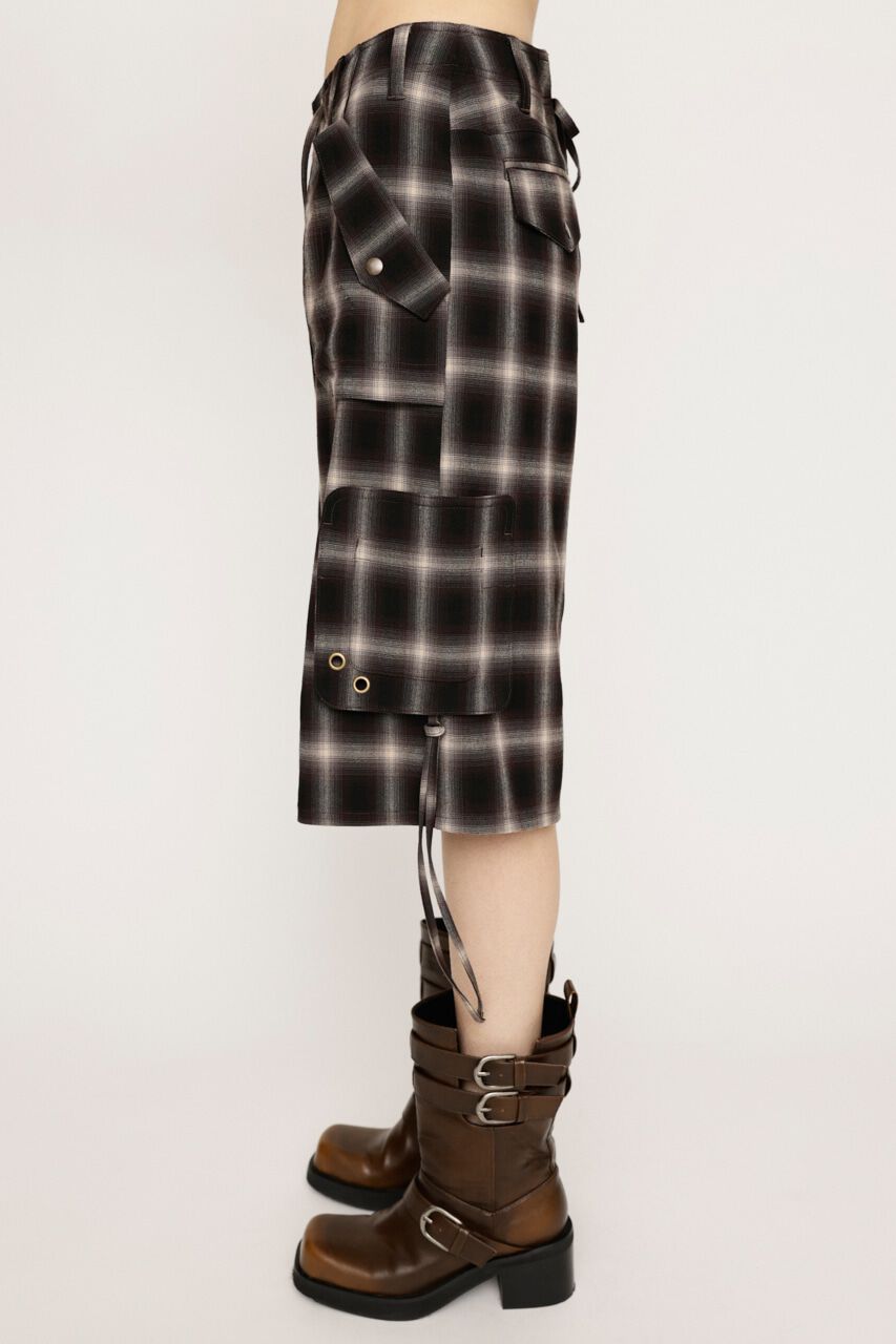 SLY「DAMAGE LACE CHECK MIDDLE パンツ」|その他|