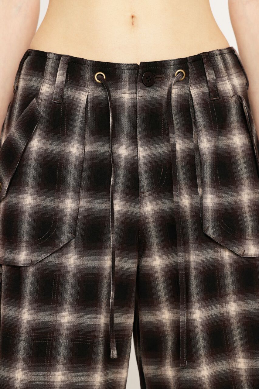 SLY「DAMAGE LACE CHECK MIDDLE パンツ」|その他|