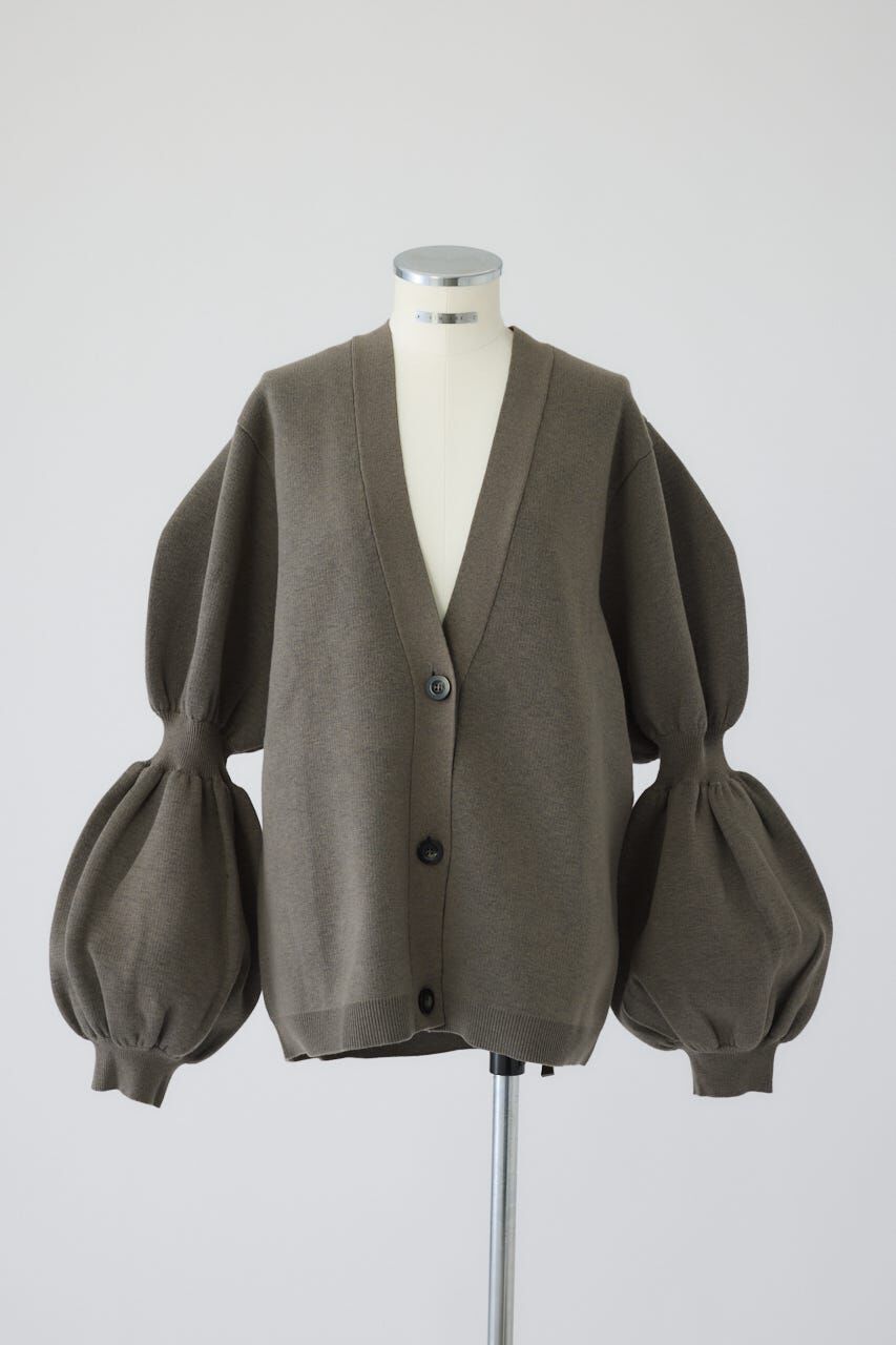 RIM.ARK 「Volume sleeve knit CD」|カーディガン|