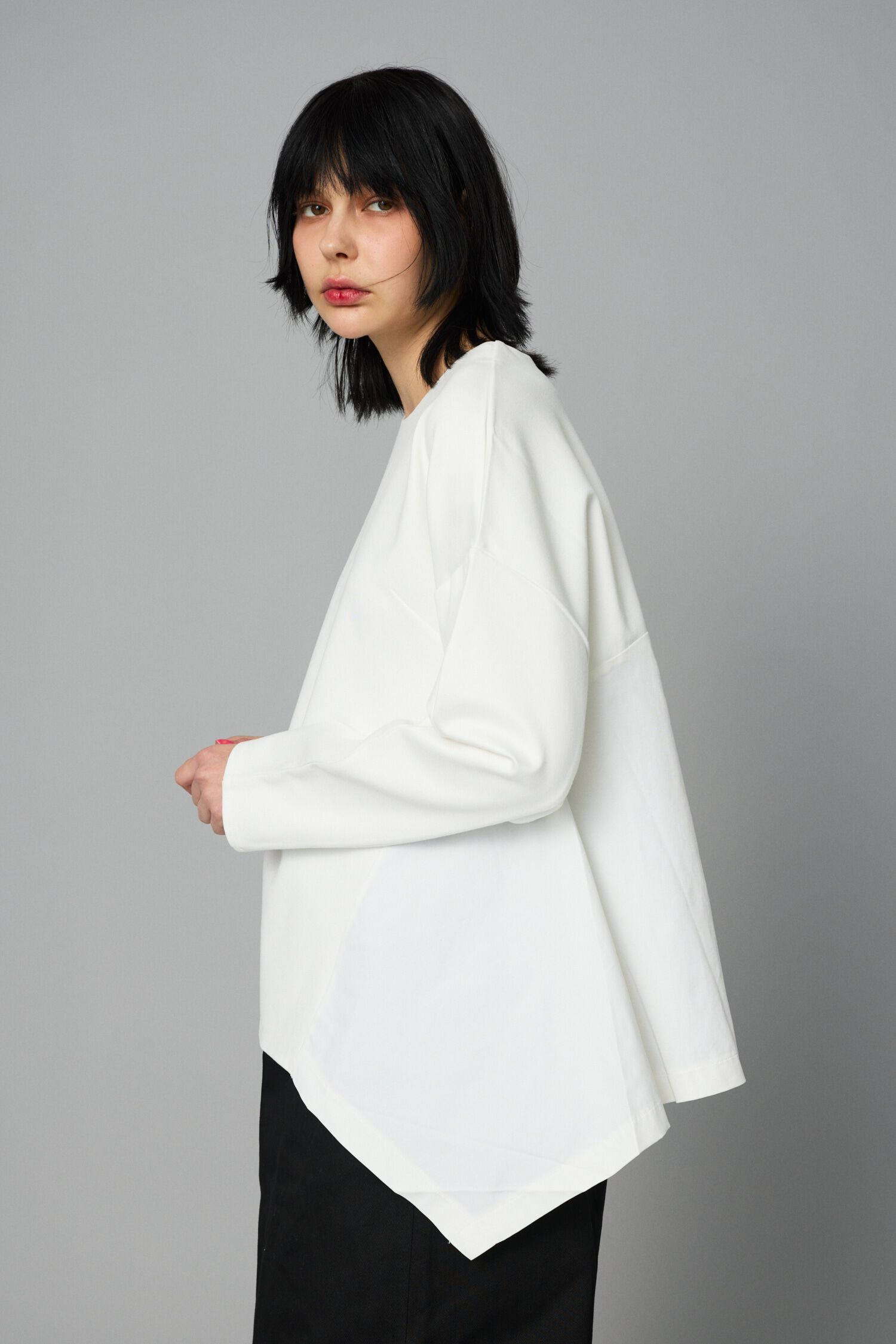 HeRIN.CYE「Ponte docking flare tops」|Tシャツ・カットソー|