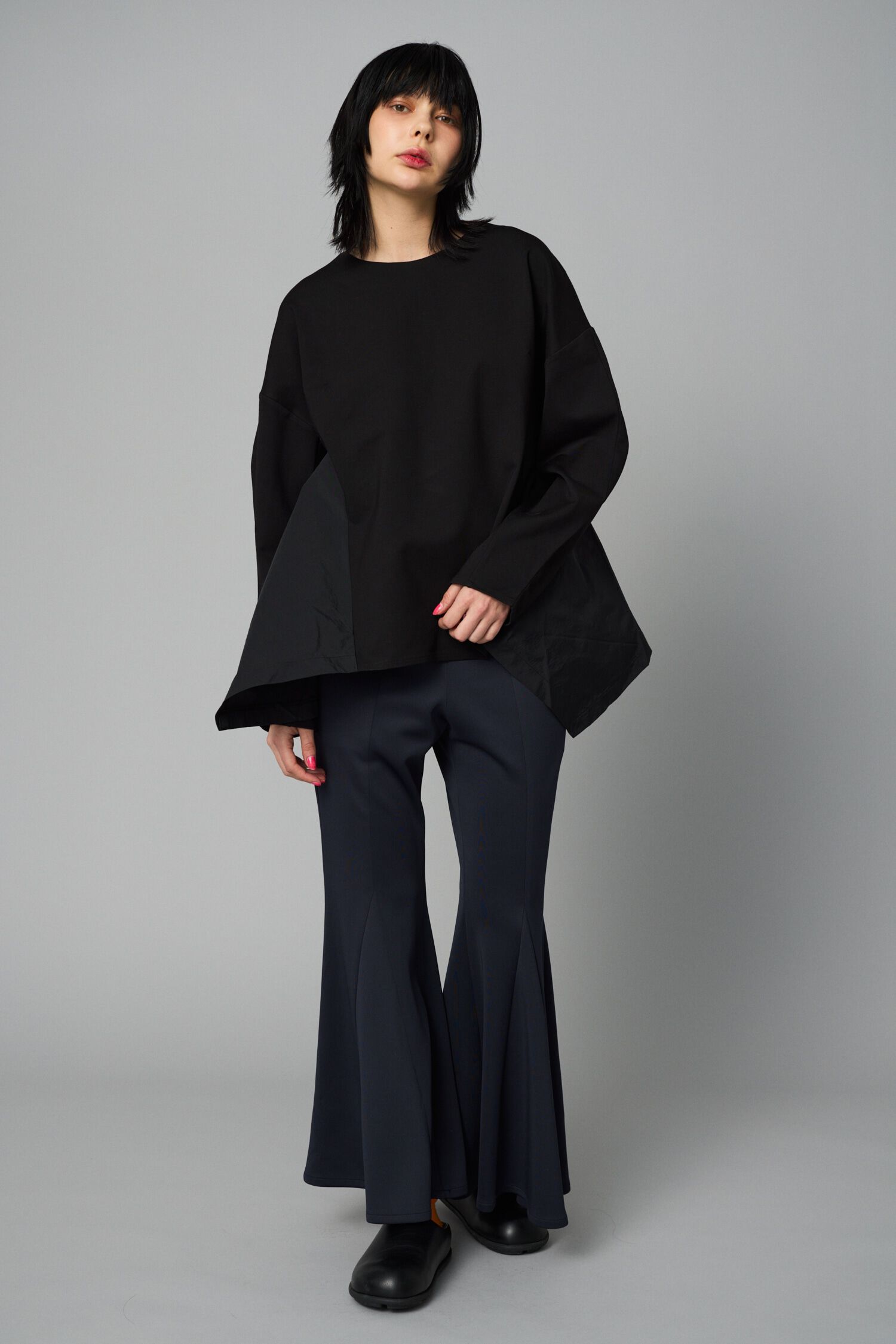 HeRIN.CYE「Ponte docking flare tops」|Tシャツ・カットソー|