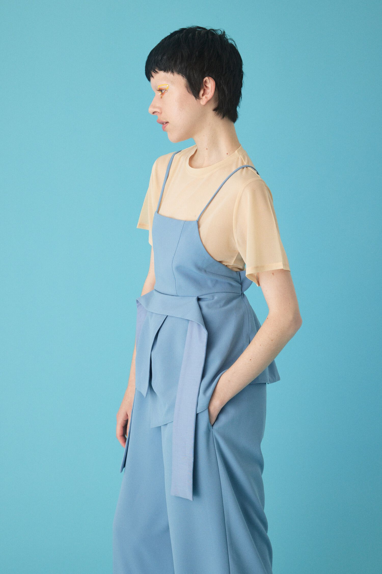 HeRIN.CYE「Back open camisole」|キャミソール|