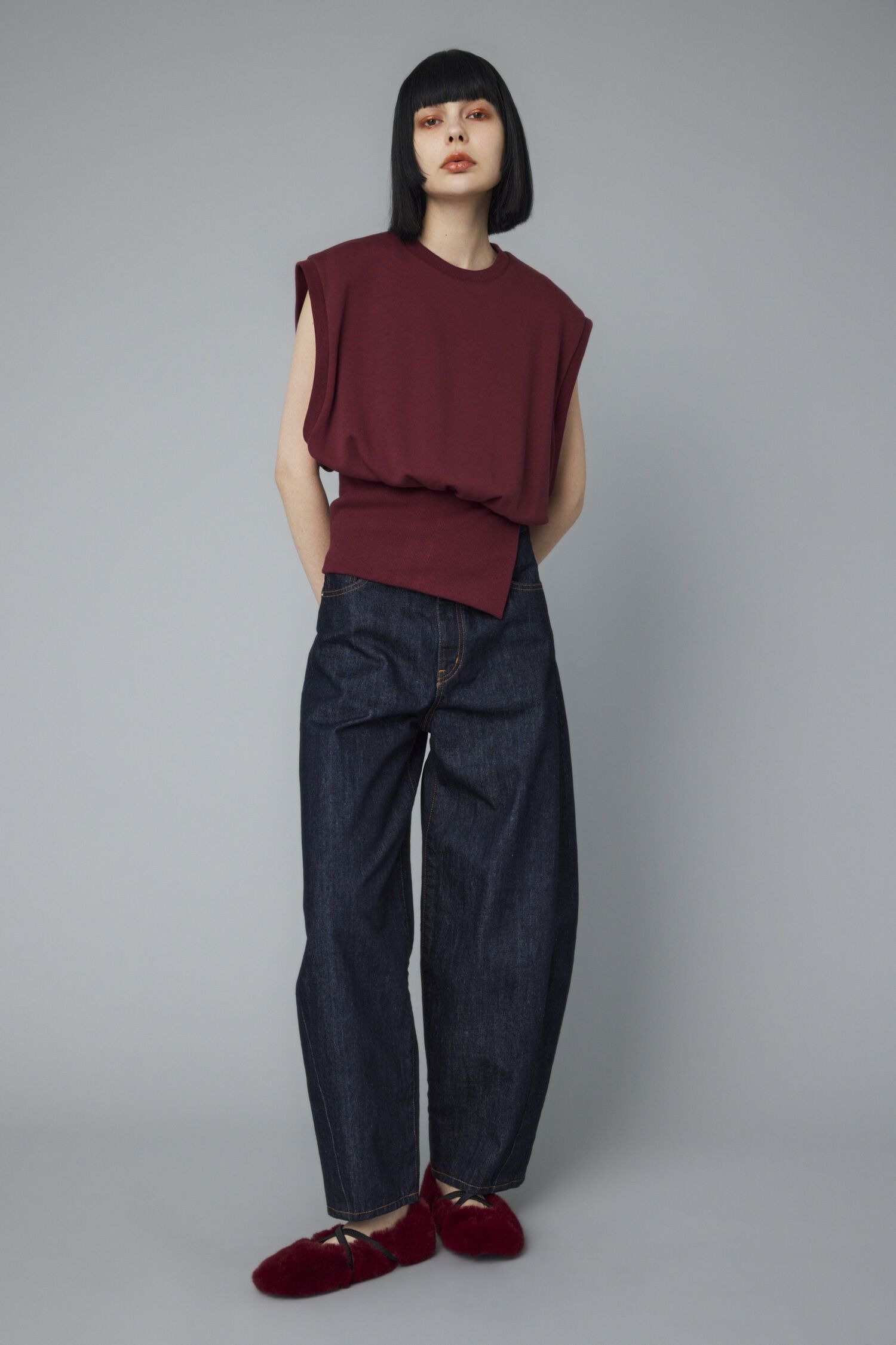 HeRIN.CYE「Compact cut vest」|シャツ・ブラウス|