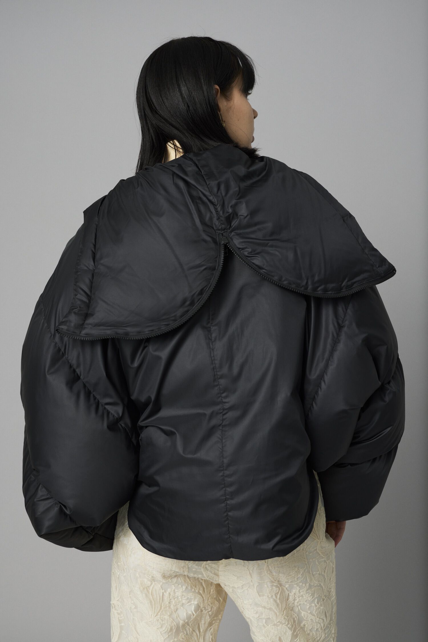 HeRIN.CYE「Dolman sleeve down」|ブルゾン・スタジャン|