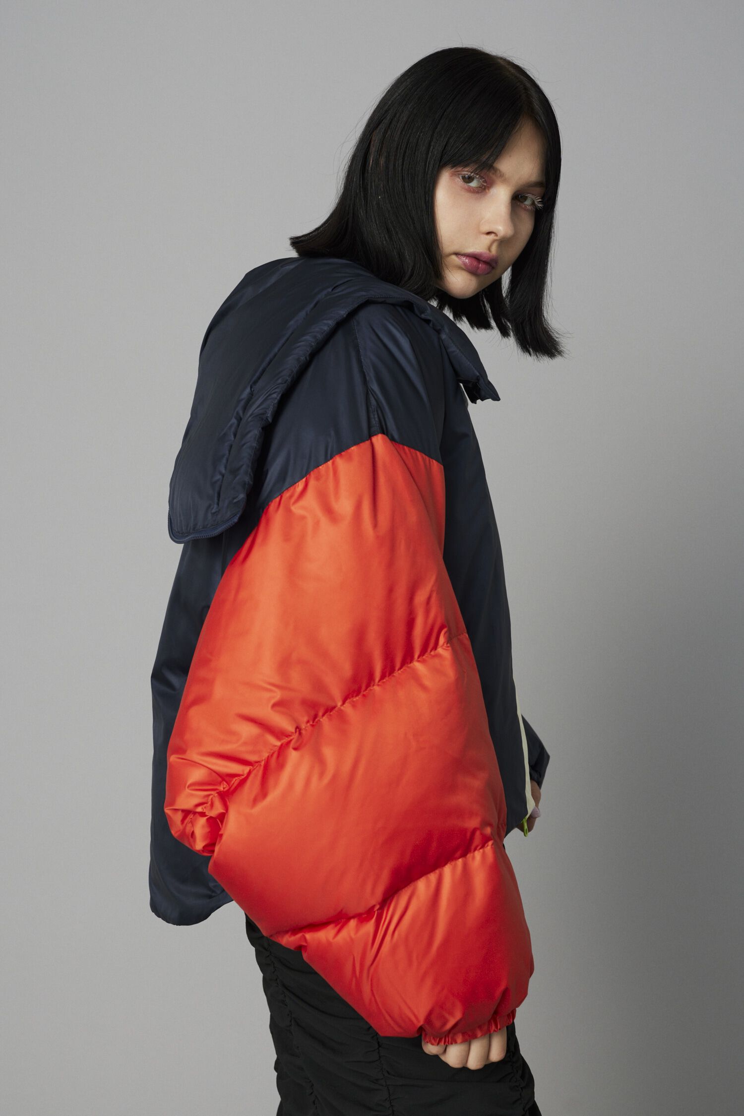 HeRIN.CYE「Dolman sleeve down」|ブルゾン・スタジャン|