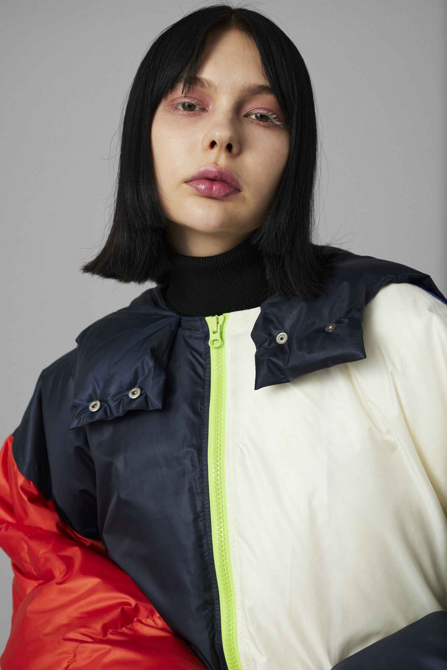 HeRIN.CYE「Dolman sleeve down」|ブルゾン・スタジャン|