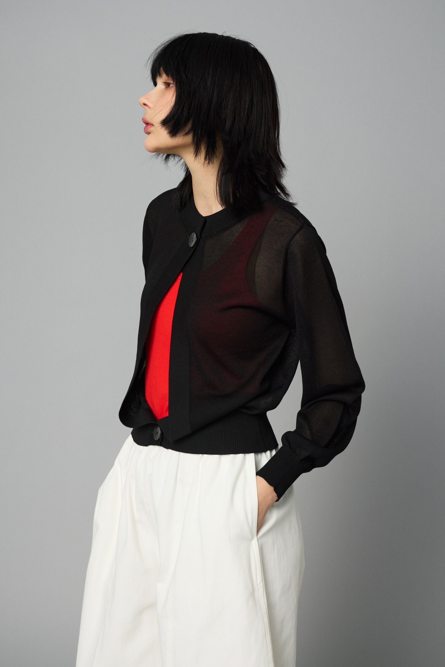 HeRIN.CYE「2way cardigan」|ニット・セーター|