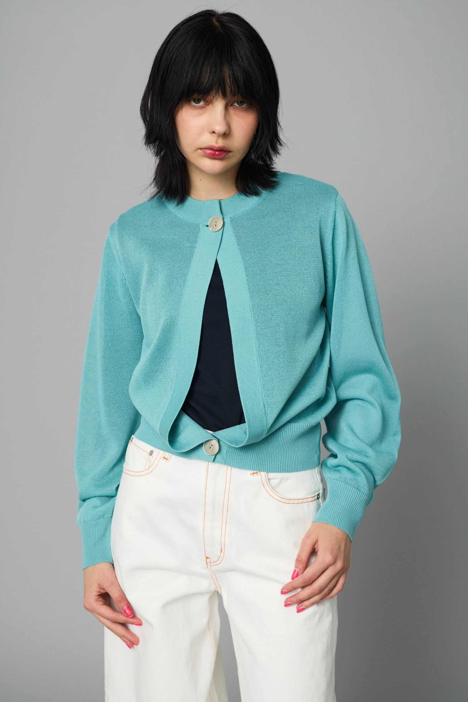 HeRIN.CYE「2way cardigan」|ニット・セーター|