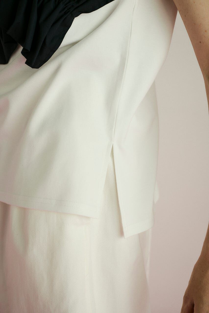 HeRIN.CYE「Wave attachment tops」|Tシャツ・カットソー|