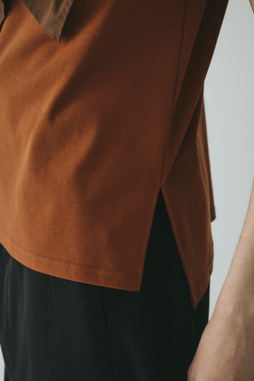 HeRIN.CYE「Wave attachment tops」|Tシャツ・カットソー|