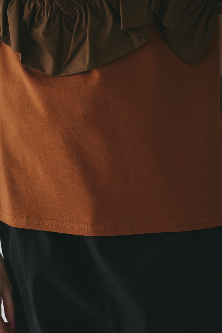 HeRIN.CYE「Wave attachment tops」|Tシャツ・カットソー|