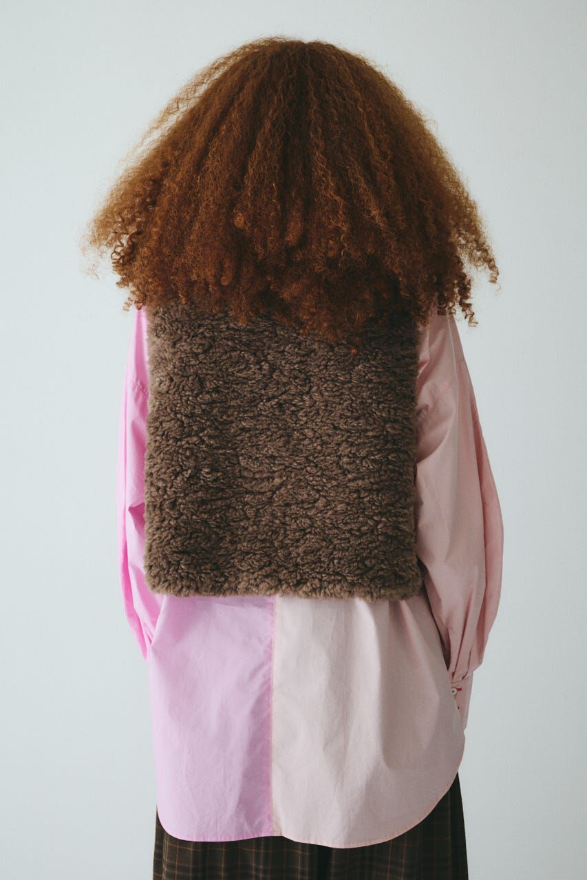 HeRIN.CYE「Fur like vest」|ダウンベスト・ベスト|