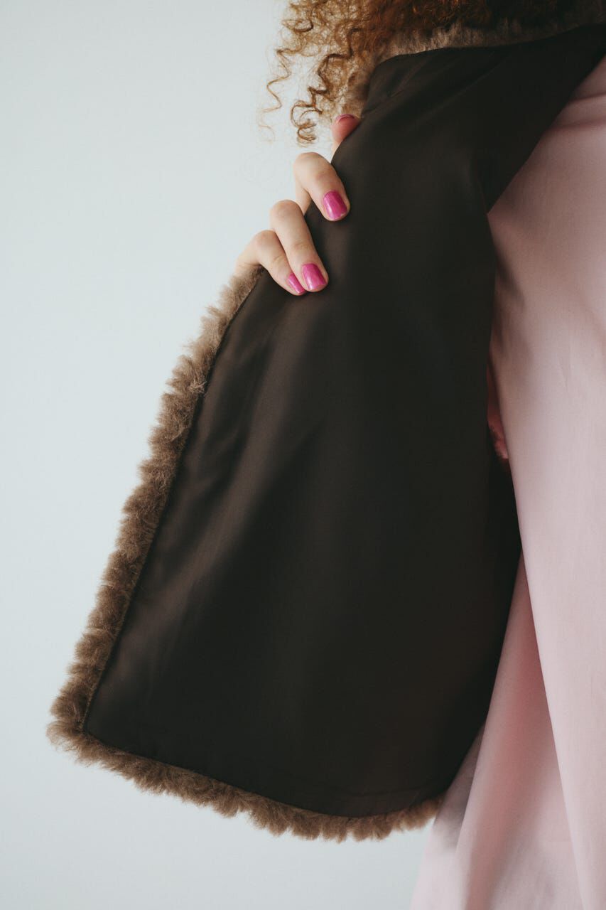 HeRIN.CYE「Fur like vest」|ダウンベスト・ベスト|