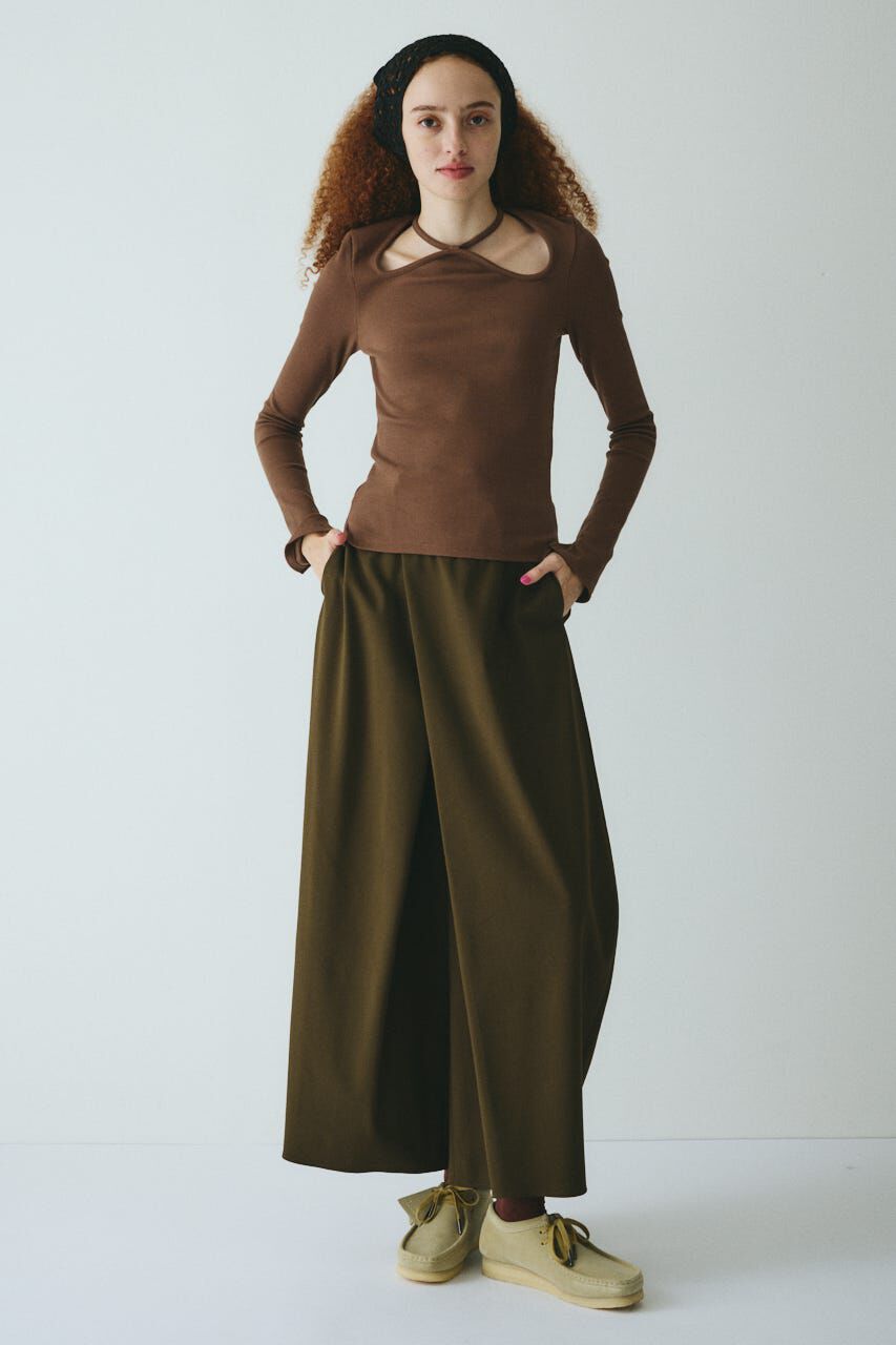 HeRIN.CYE「Wave neck tops」|Tシャツ・カットソー|