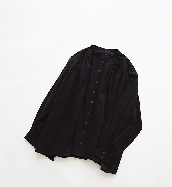 オオカミとフクロウ「オオカミと月灯りのかぐや」|シャツ・ブラウス|BK