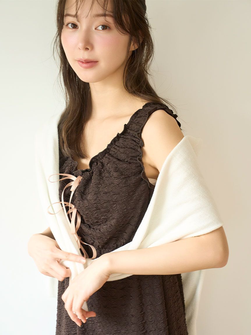 SNIDEL HOME「ポップコーンワンピース」|ルームウェア|