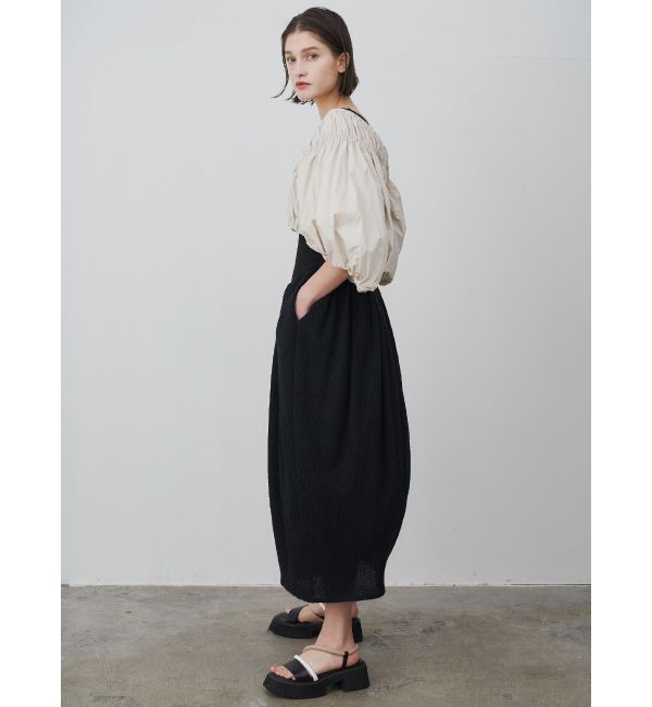 ELENDEEK「DRAWSTRING BL SET OP」|ワンピース|