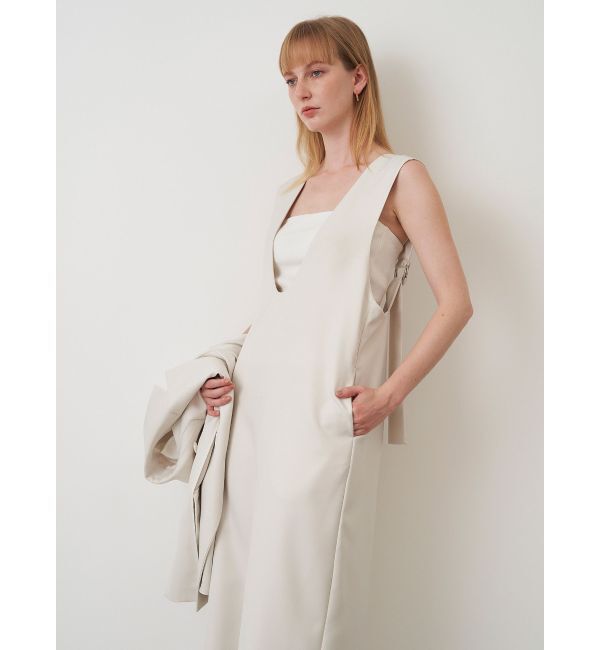 ELENDEEK「U NECK I-LINE OP」|ワンピース|