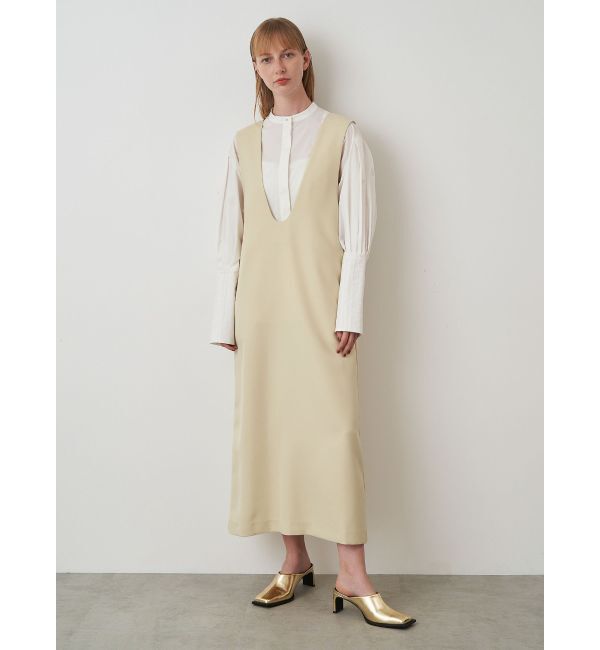 ELENDEEK「U NECK I-LINE OP」|ワンピース|