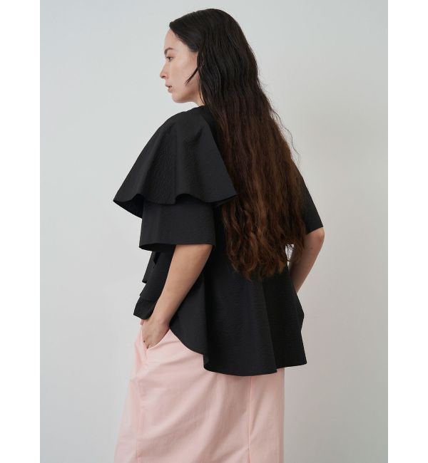 ELENDEEK「SHOULDER RUFFLE BL」|シャツ・ブラウス|