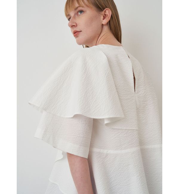 ELENDEEK「SHOULDER RUFFLE BL」|シャツ・ブラウス|