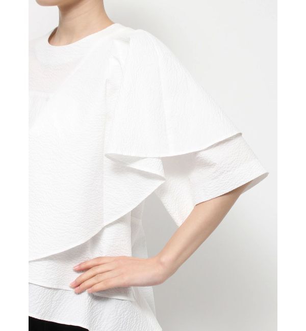 ELENDEEK「SHOULDER RUFFLE BL」|シャツ・ブラウス|