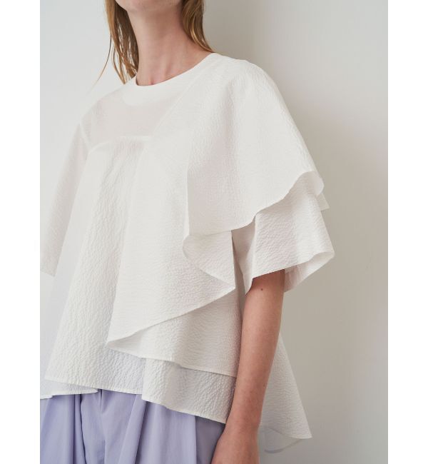 ELENDEEK「SHOULDER RUFFLE BL」|シャツ・ブラウス|