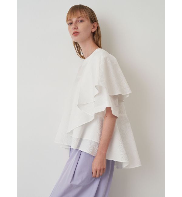 ELENDEEK「SHOULDER RUFFLE BL」|シャツ・ブラウス|