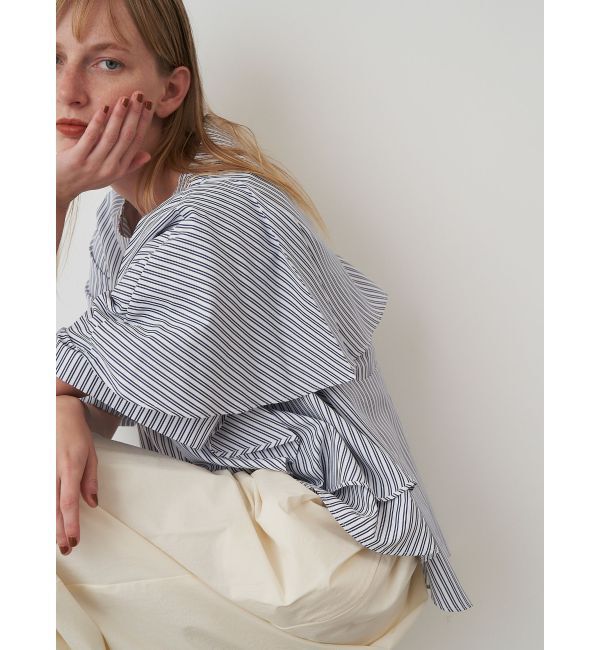 ELENDEEK「SHOULDER RUFFLE BL」|シャツ・ブラウス|
