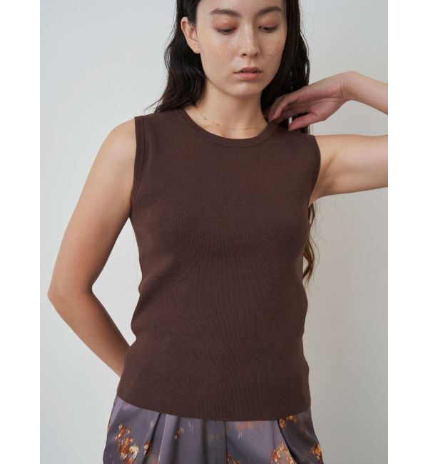 ELENDEEK「COMPACT TANK KT」|タンクトップ|ブラウン