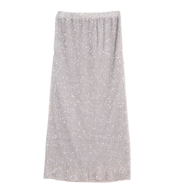 ELENDEEK「SPANGLE PLEATS SK」|スカート|